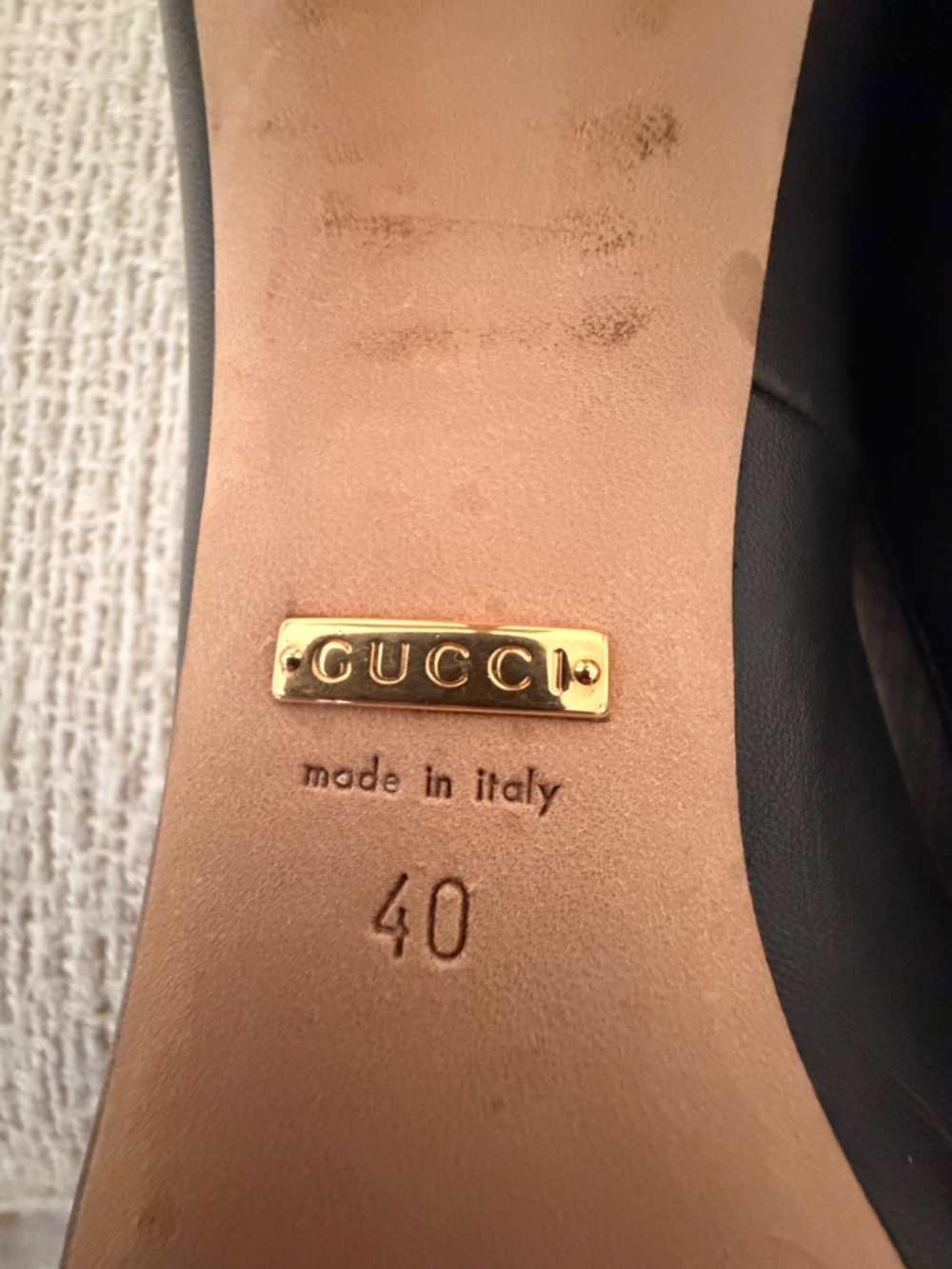 Gucci black leather pumps - Picture 5 of 10